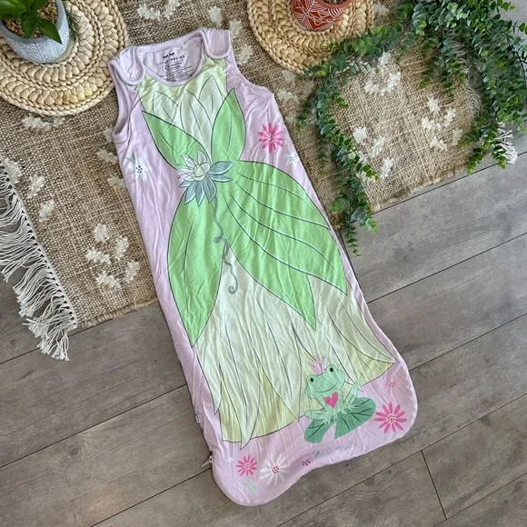 Little Sleepies Disney Princess Tiana Sleepy Bag Baby Girl 6-18 Months